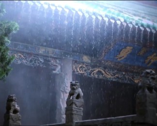 中国古建筑-石狮子-古城墙-日晷实拍视频素材