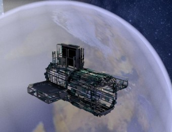 宇宙科幻战舰模型