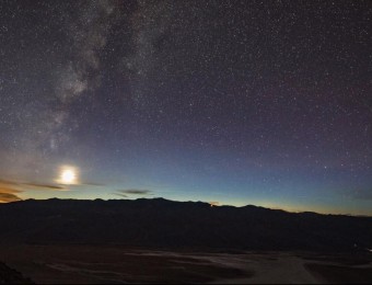 4K山峦日出日落日月星辰延时摄影素材