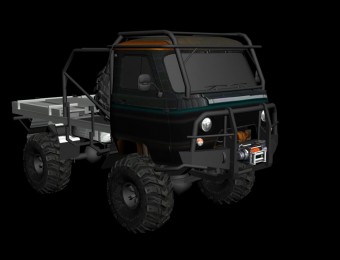 游戏救援车cg模型下载