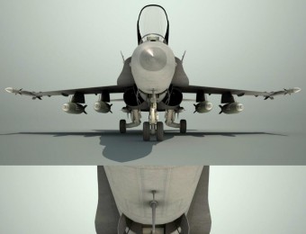 超写实战斗机模型