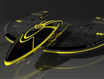 飞燕战舰--科幻飞行器