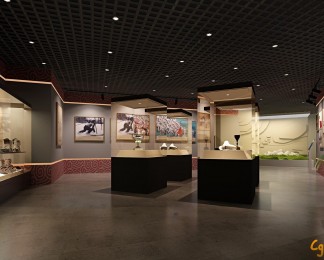 现代文化展厅空间设计