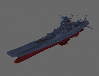 次时代的科幻战舰模型1