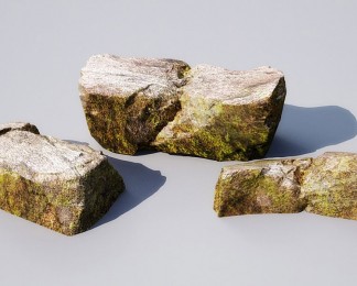 石头，条石景观装饰