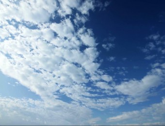 鱼鳞云层 蓝天白云 云海动态背景视频素材