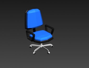 卡通座椅，办公室座椅三维cg模型下载