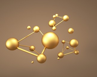 分子结构c4d模型