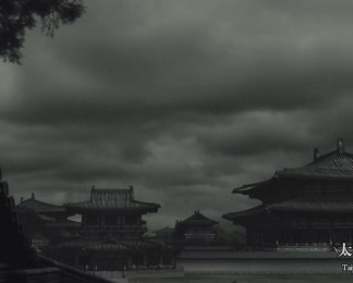 中国古建筑宫殿，唐朝太极宫视频素材